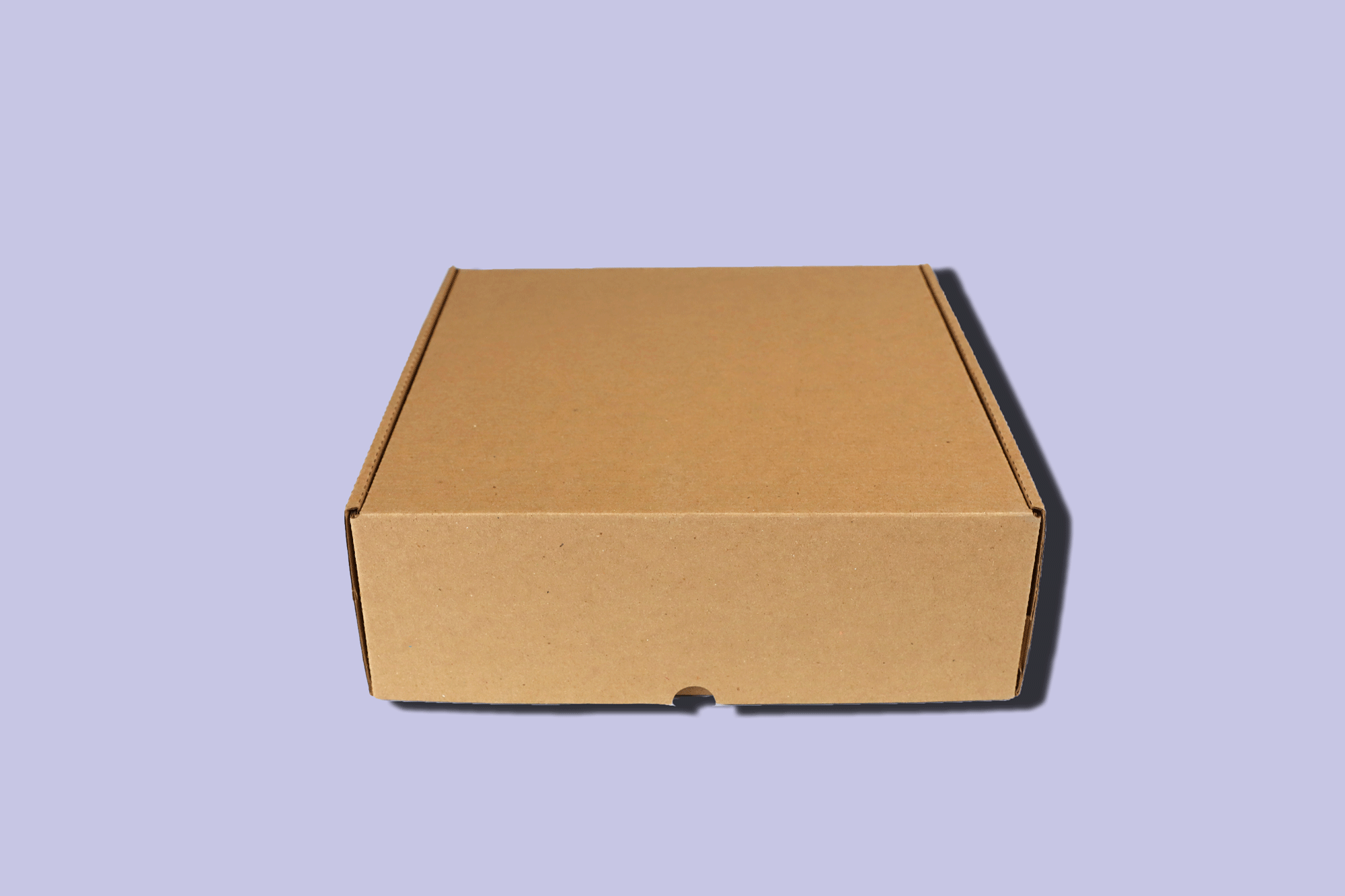 Caja cuadrada - kraft (30 x 30 x 10 cm) SIN IMPRESIÓN 