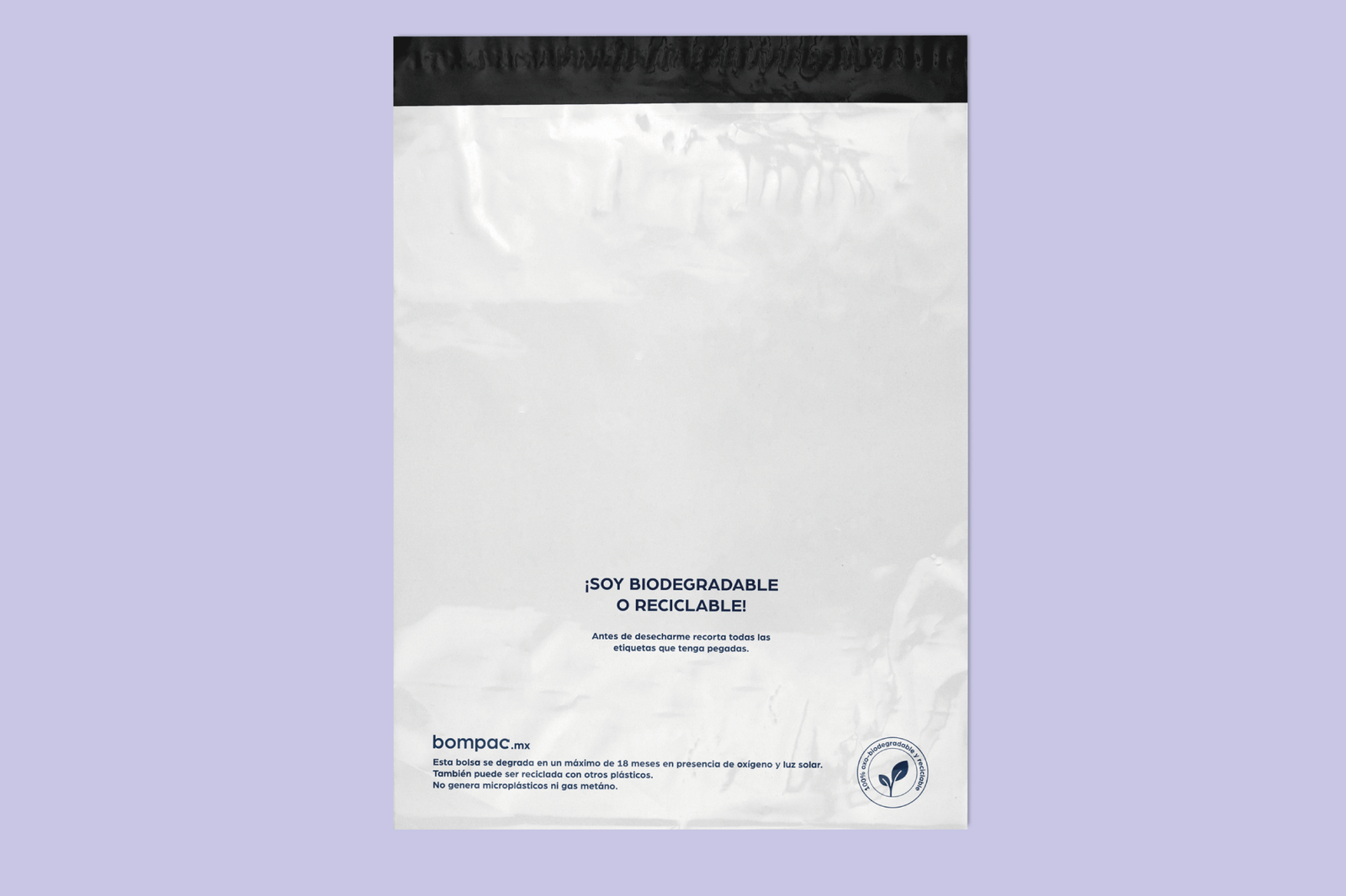 Bolsas para envío biodegradables SIN impresión